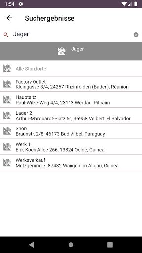 CPA - Company Phonebook App - Screen 3