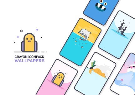 Download Crayon Icon Pack v3.2 (MOD, Patched) Free For Android 6