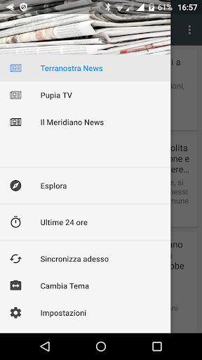 Android application Marano notizie locali screenshort