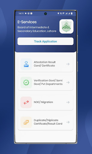 eServices BISE Screen 3