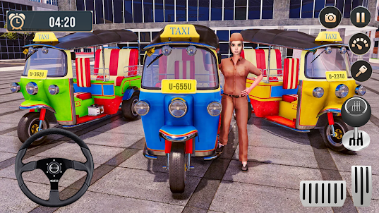 Baixar Tuk Tuk Rickshaw Driving Games para PC - LDPlayer