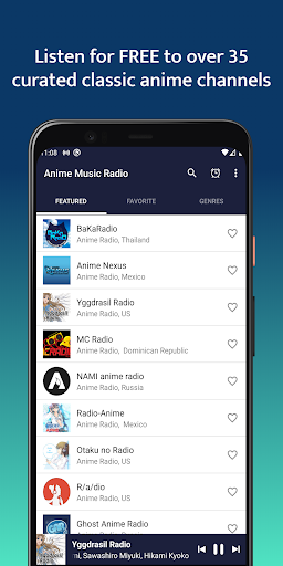 Android application Anime Music – Anime Radio 2024 screenshort
