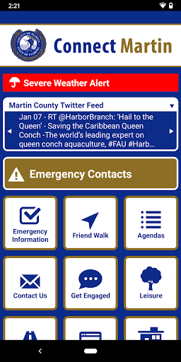 Android application Connect Martin screenshort