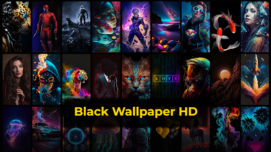 Black Wallpaper HD 4K Live