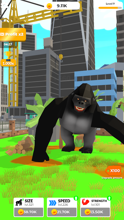 Idle Gorilla: Evolution Empire MOD APK 02