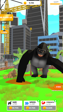 Game screenshot Idle Gorilla: Evolution Empire apk download