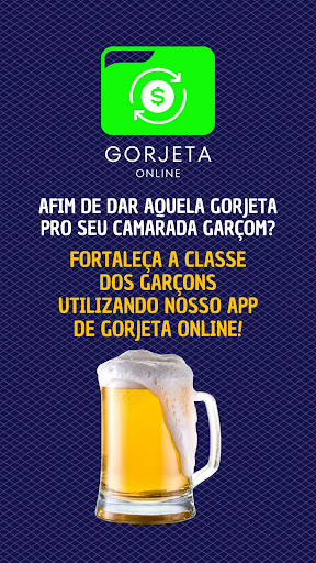 Android application Gorjeta Online screenshort