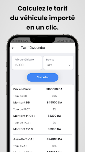 Tarif Douanier - Algerie Screen 2