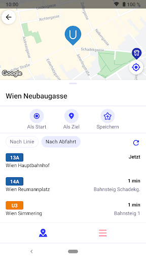 Android application wannda: your route planner app screenshort