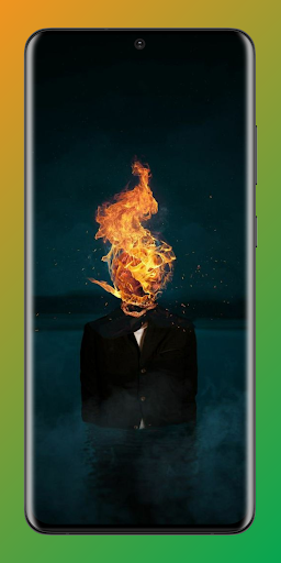 Aesthetic Fire Wallpaper 4K