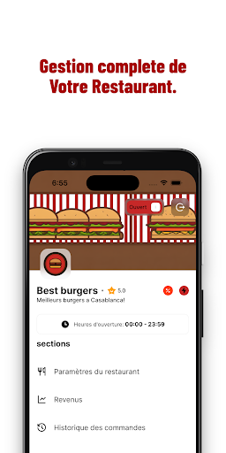 Android application KoolX - Restaurateur screenshort