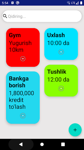 Notes app Screen 2