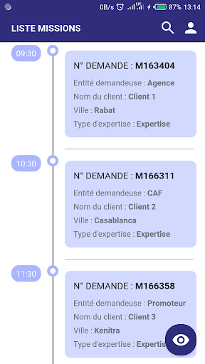 BMCE Immobilier Demo Screen 2