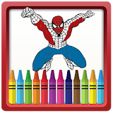 SuperHeroes Coloring Pages for kids icon