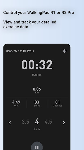WalkingPad R1 Pro/R2 Screenshot 1 - AppWisp.com