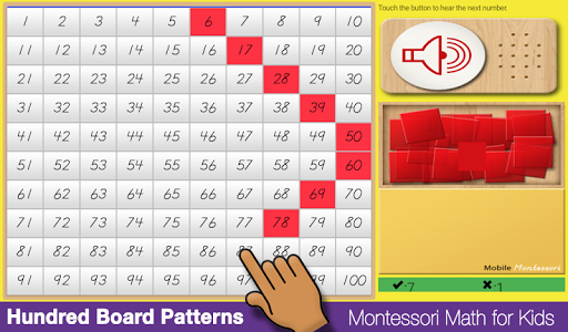 Android application Hundred Board Patterns - Monte screenshort