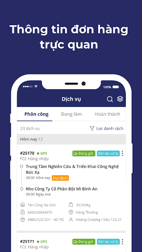 Android application EcoTruck Điều Độ screenshort