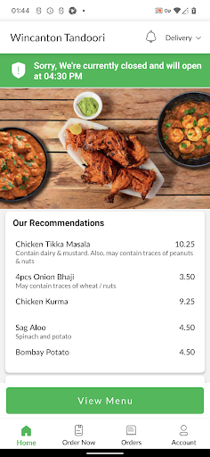 Wincanton Tandoori Screen 2