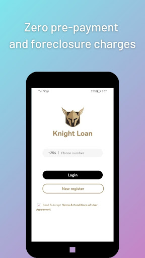 Android application Knight Loan - Simple Use screenshort
