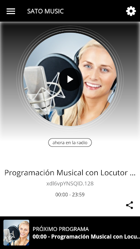 Android application SATO MUSIC screenshort