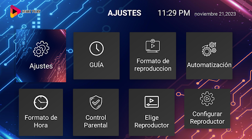 START PLAY Screen 2