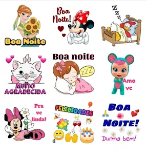 Figurinhas Bom Dia boa noite