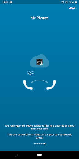 Screenshot of Midco Softphone