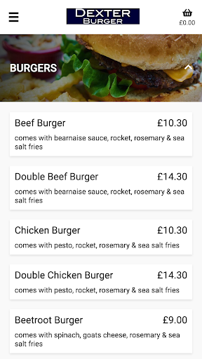 Dexter Burger Screen 2