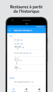 MyScript Calculator 2 Capture d'écran