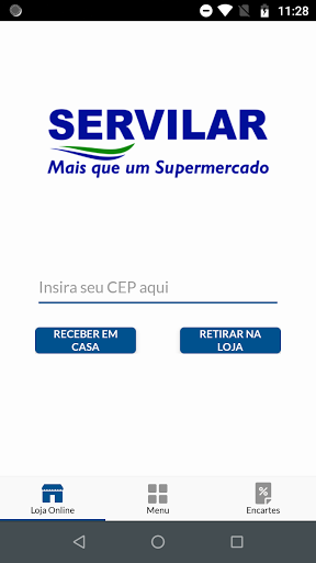 Android application ServiLar Supermercado screenshort