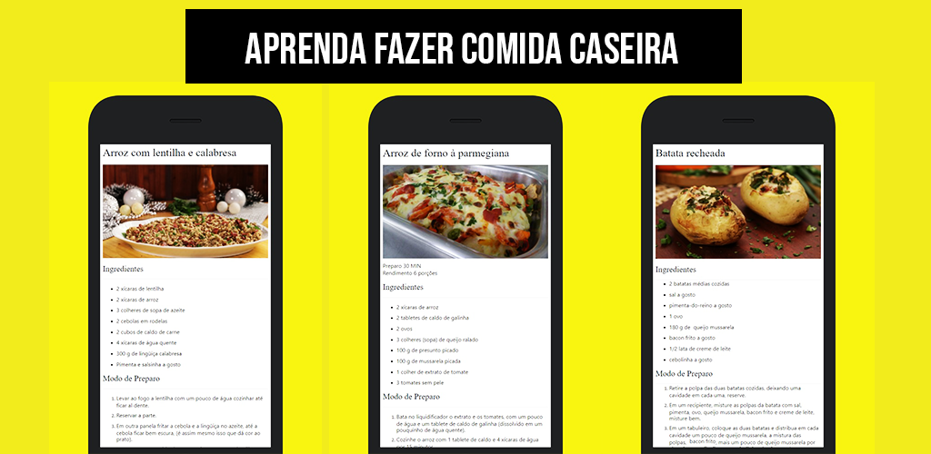 Comida Caseira - Latest version for Android - Download APK