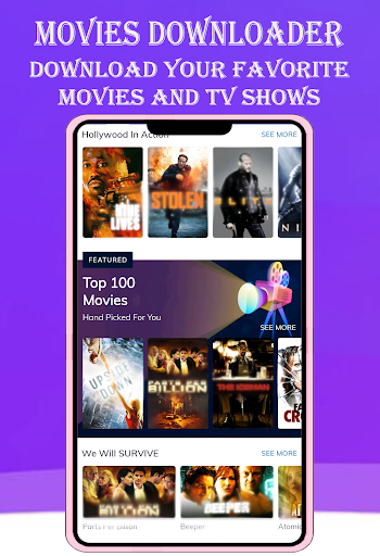 Android application Hindi Dubbed Movies Downloader screenshort