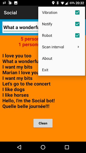 Social Bluetooth Screen 2
