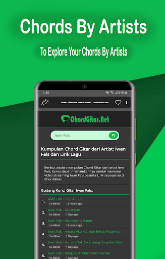 ChordGitar.Net - Kunci Gitar & Screen 3