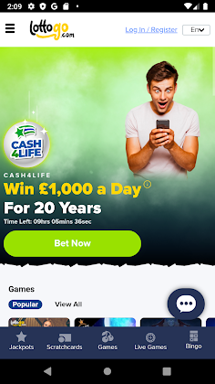 LottoGo.com: Bet & Win - Screenshot 1