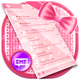 Pink SMS icon