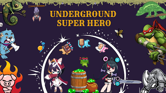 underground super hero