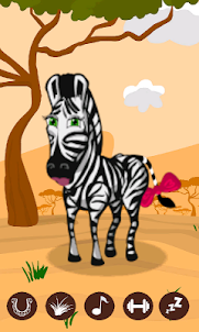 Lolly a falar zebra