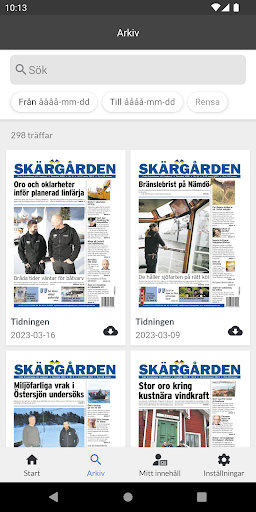 Tidningen Skärgården Screen 2