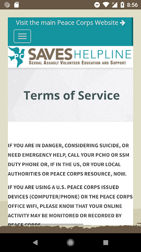 PC Saves Helpline Screen 3