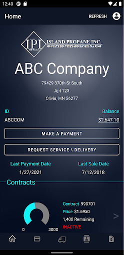 Android application Island Propane Inc. screenshort
