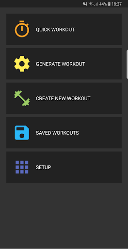 Android application HIIT Workouts and Timer screenshort