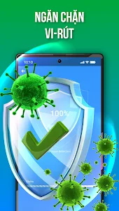 Diệt Virus : Dọn Rác, Khóa App