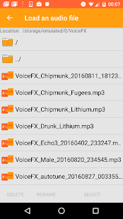 VoiceFX - cambio de voz con ef Screenshot