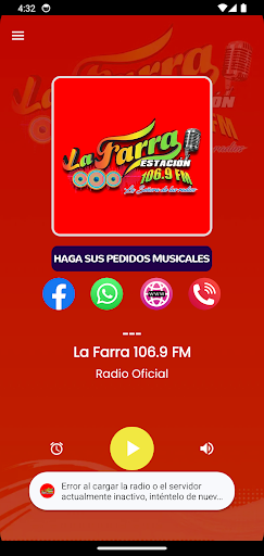 Radio La Farra 106.9 FM Screen 2