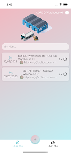 Android application LogisticsEz screenshort