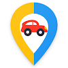 Find parked car - Parking spot icon