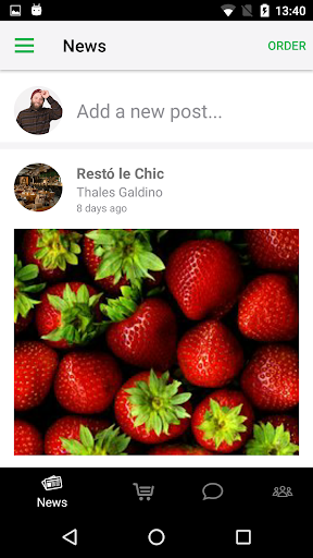 Android application HospoConnect screenshort