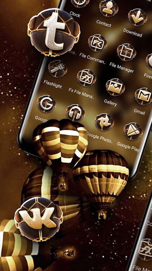 #2. Moon Light Sepia Themes (Android) By: Themes For Launcher