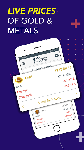 Android application Gold Prices Live screenshort